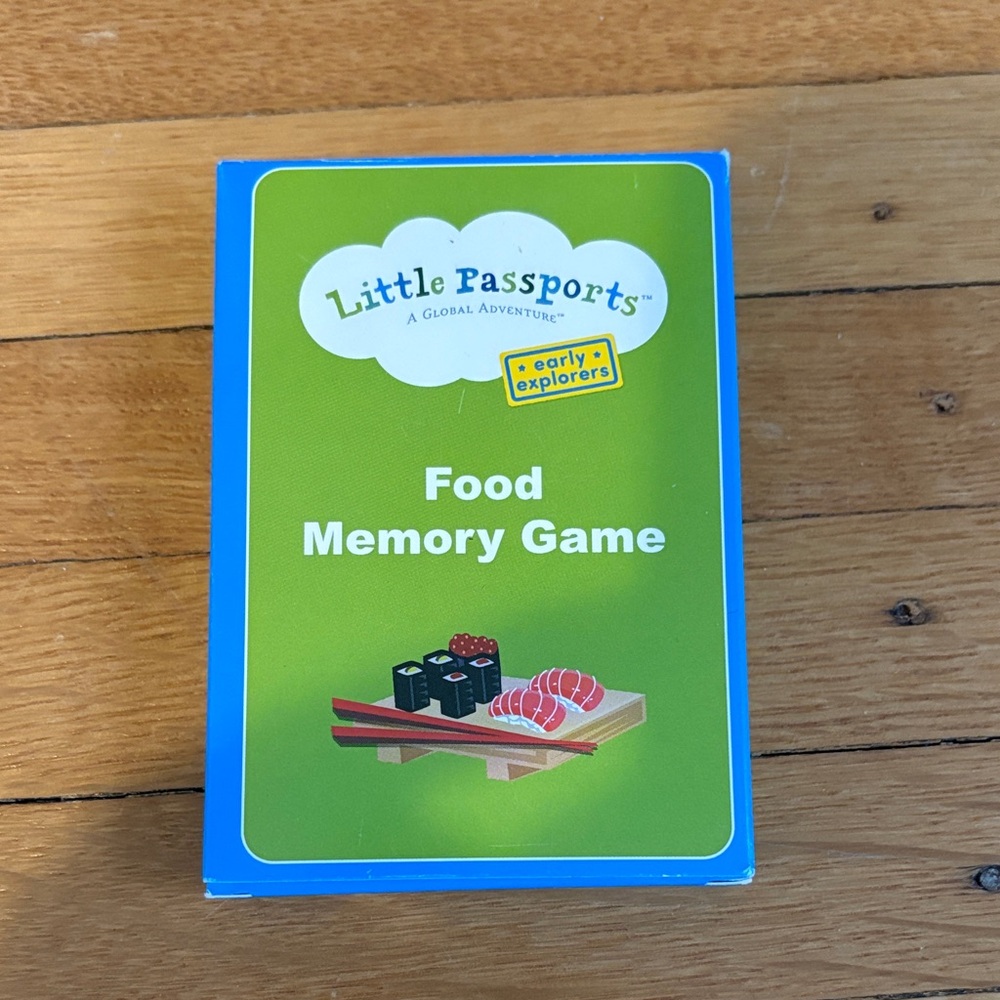 Food memory game